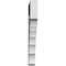 Ekena Millwork Wellington Architectural Grade PVC Bracket, 5/8"W X 6"D X 6"H BKTP01X06X06WE - alternate 3